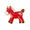 Light luxury and cute enamel little horse brooch, festive and adorable zodiac horse pin, exquisite and high-end best-selling clothing and accessories Item Picture